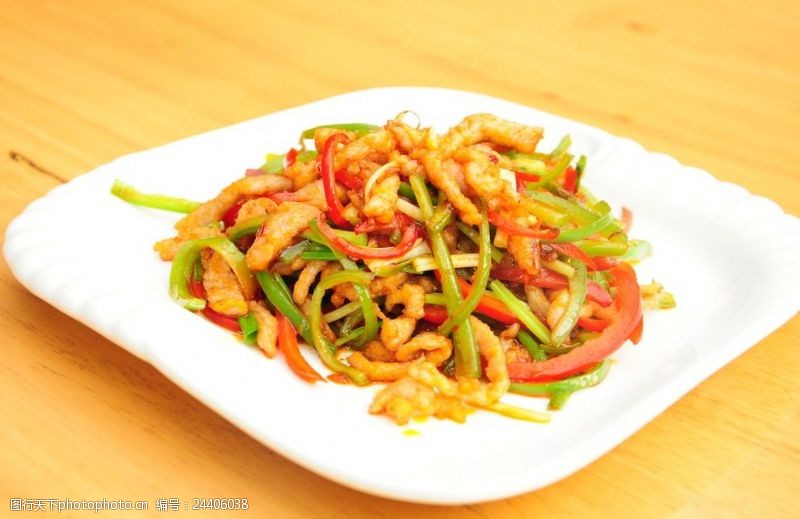 美味肉丝图片素材