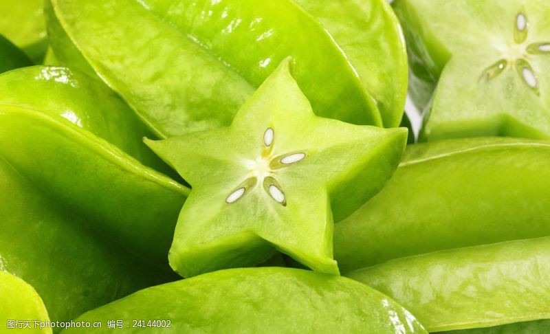 五角星水果杨桃图片素材