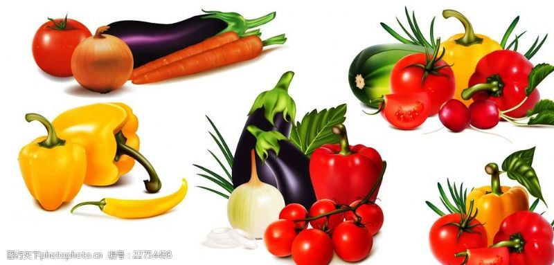 红辣椒素材蔬菜