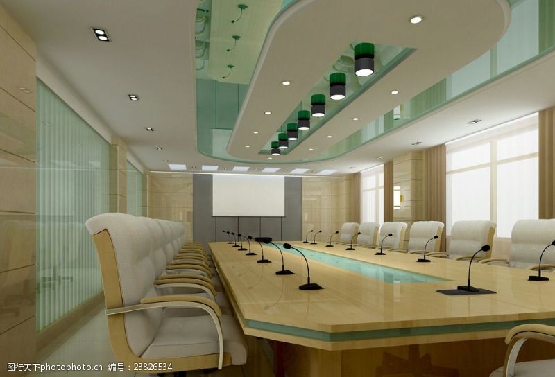 布置会议室会议室装修效果图