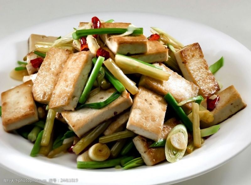 中式蔬菜名片浆水菜炒老豆腐
