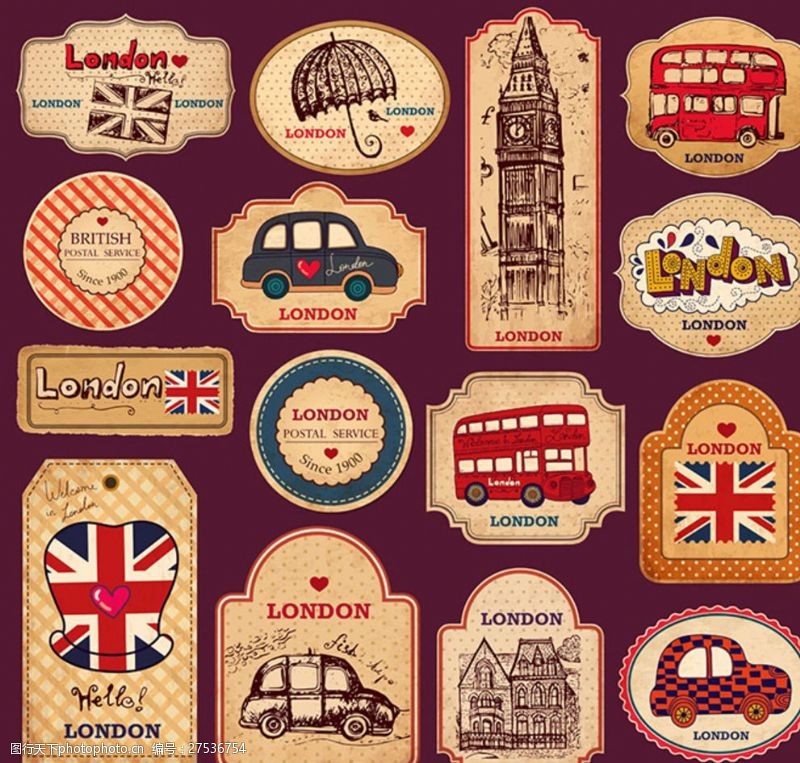 伦敦旅游景点英国文化元素