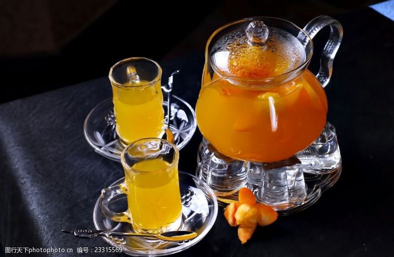 清新果盘养颜金桔甘水果茶