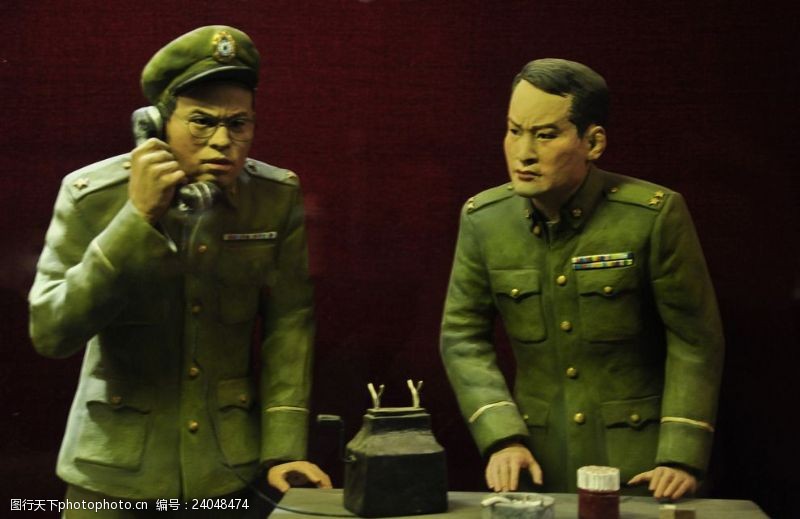中国电影博物馆国民党形象雕塑
