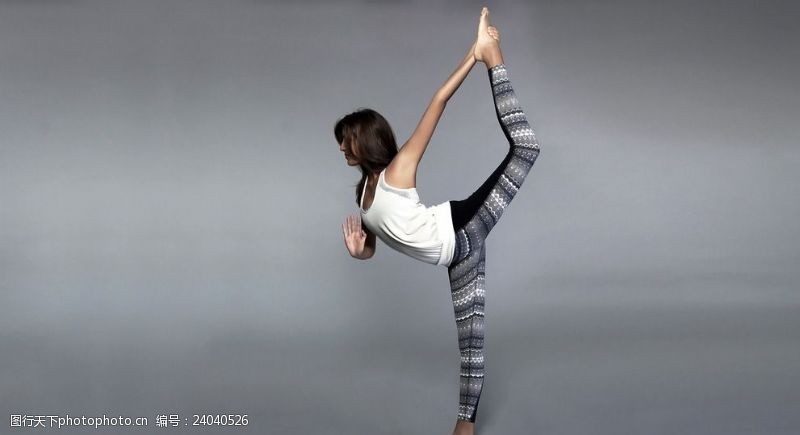 体操舞蹈瑜伽运动动作