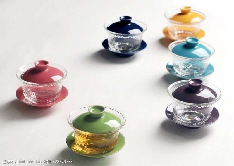 陶瓷碗玻璃盖碗陶瓷盖碗时尚茶具