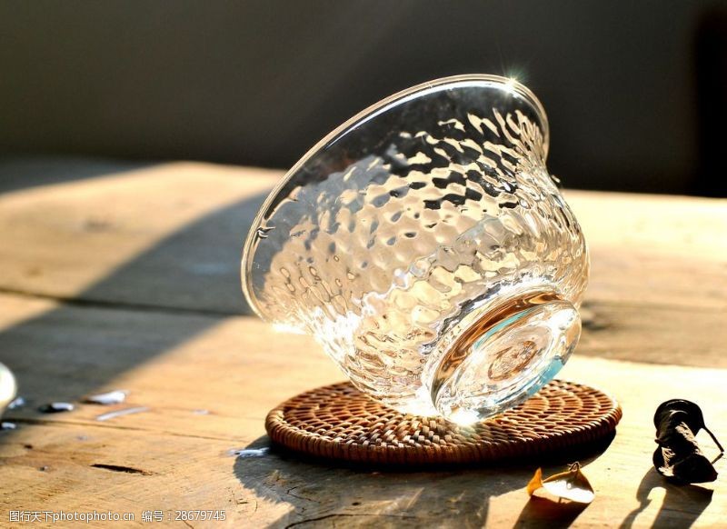 陶瓷碗简约茶具玻璃茶具玻璃盖碗