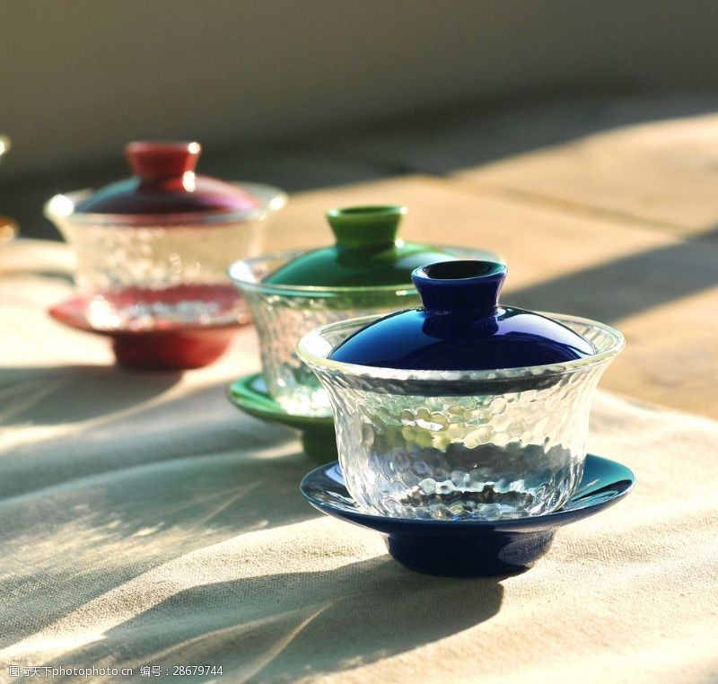 陶瓷碗玻璃茶具现代茶具陶瓷盖碗
