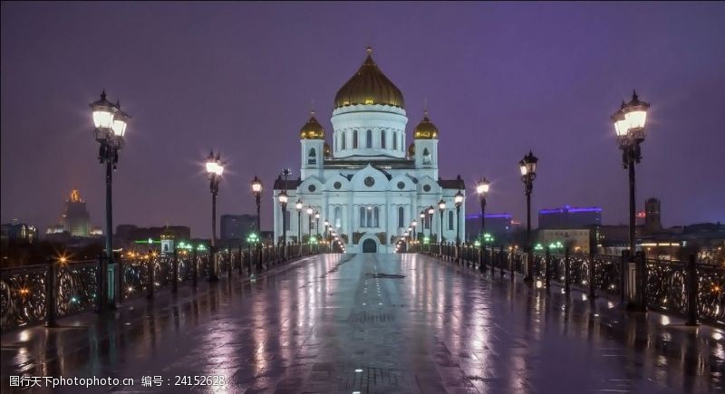 法式风情莫斯科基督救世主大教堂