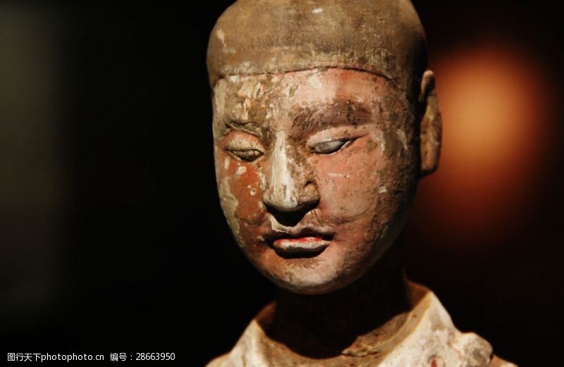 洛阳历史文化彩陶人像