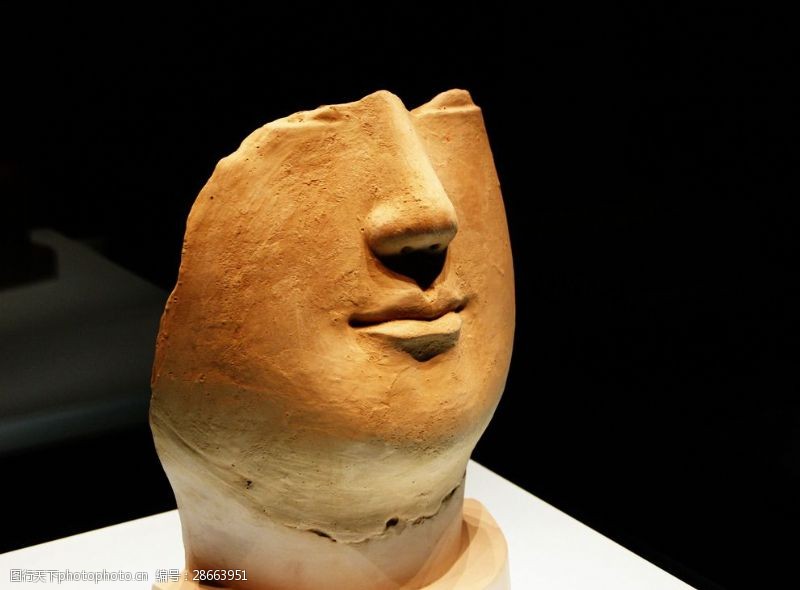洛阳历史文化土陶面具