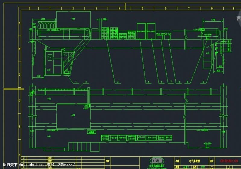 空调系统图起重机械电力布置图