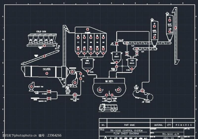 空调系统图韩国SPECO沥青站电气原理施