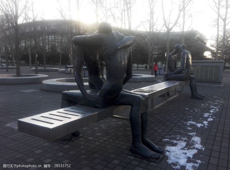 北京奥体公园水立方雕塑