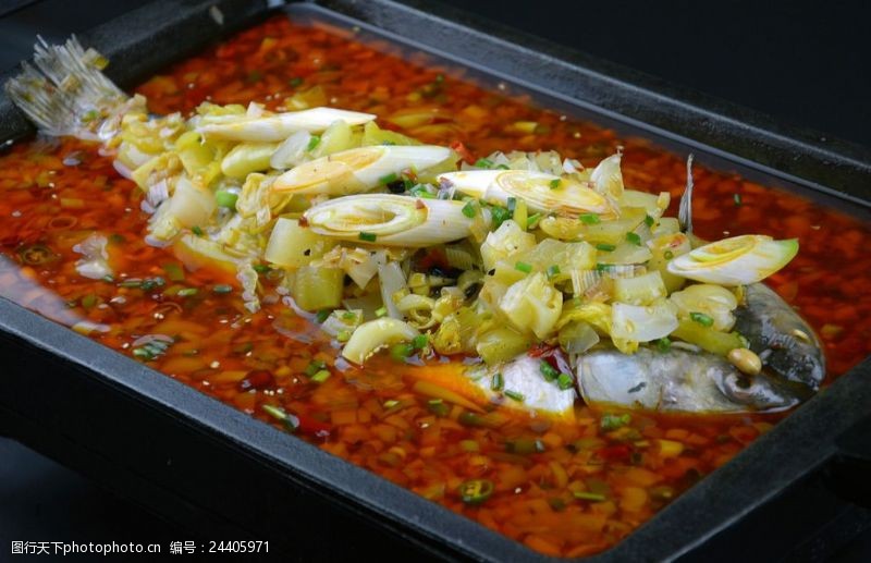 酸菜鱼豆豉酸菜烤鱼