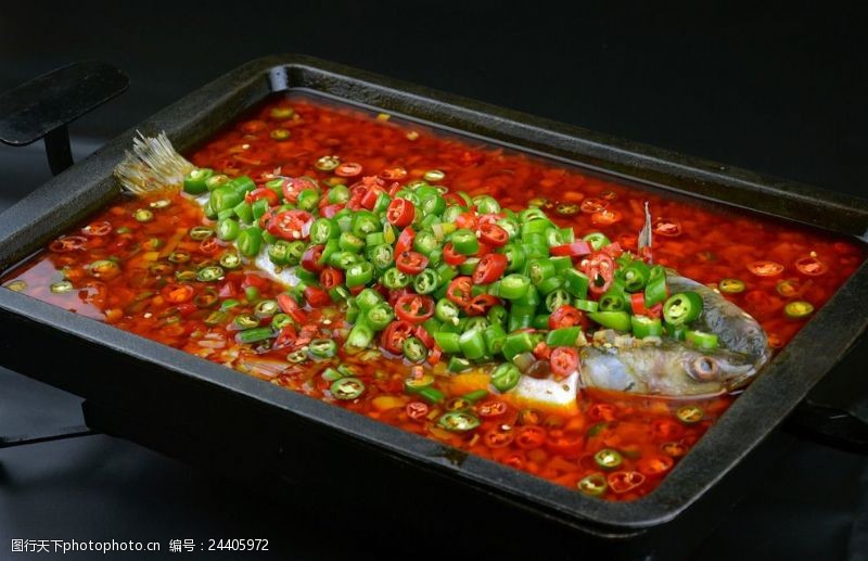 酸菜鱼双椒烤鱼