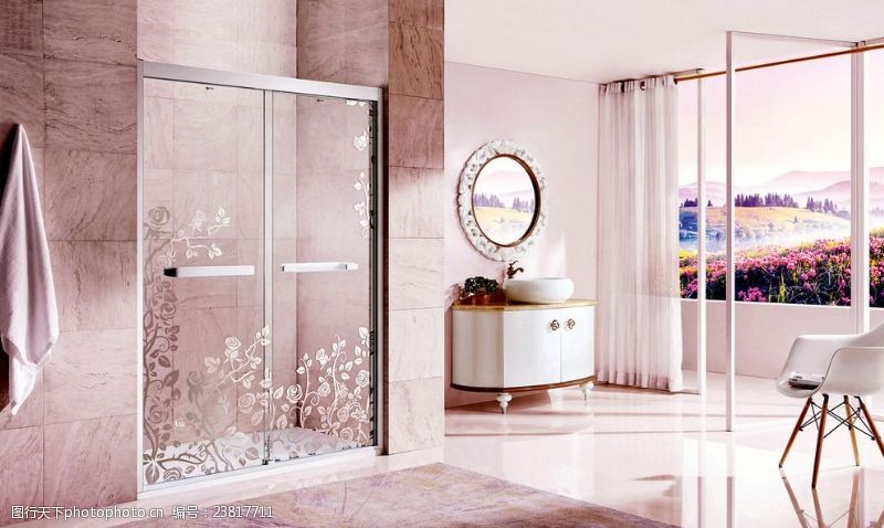 环境设计配名玫瑰岛淋浴房十大品牌