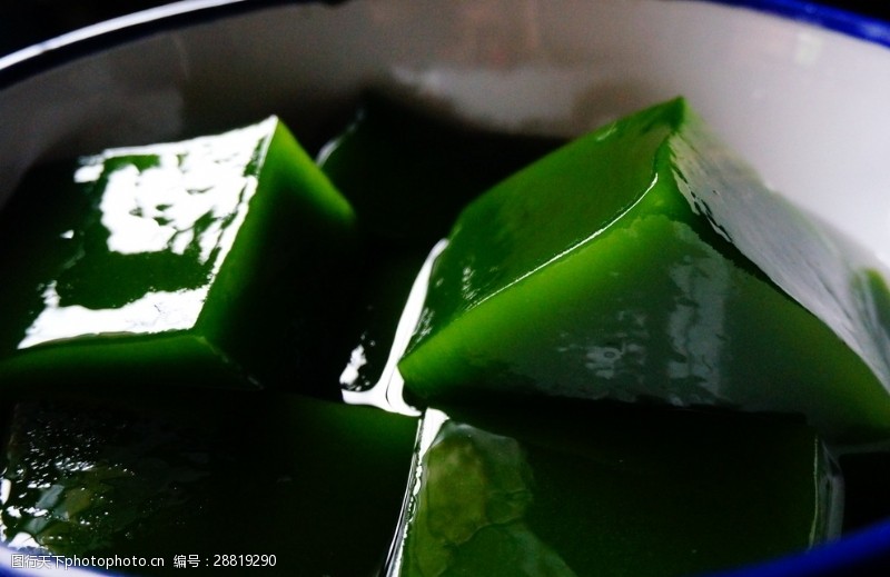 冻豆腐绿色豆腐