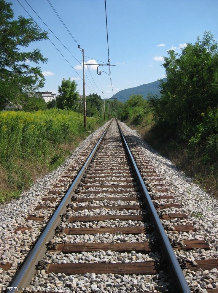 铁路钢轨摄影