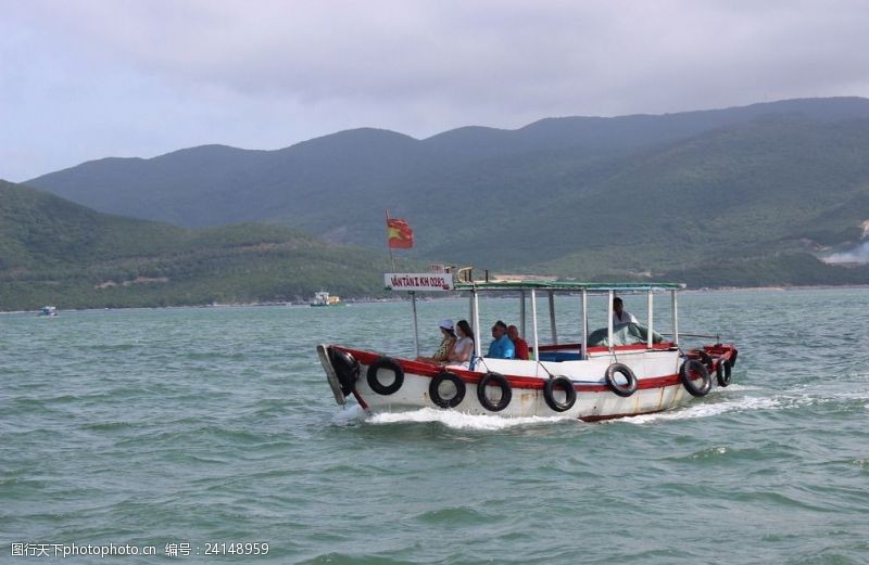 上海旅游越南小木船