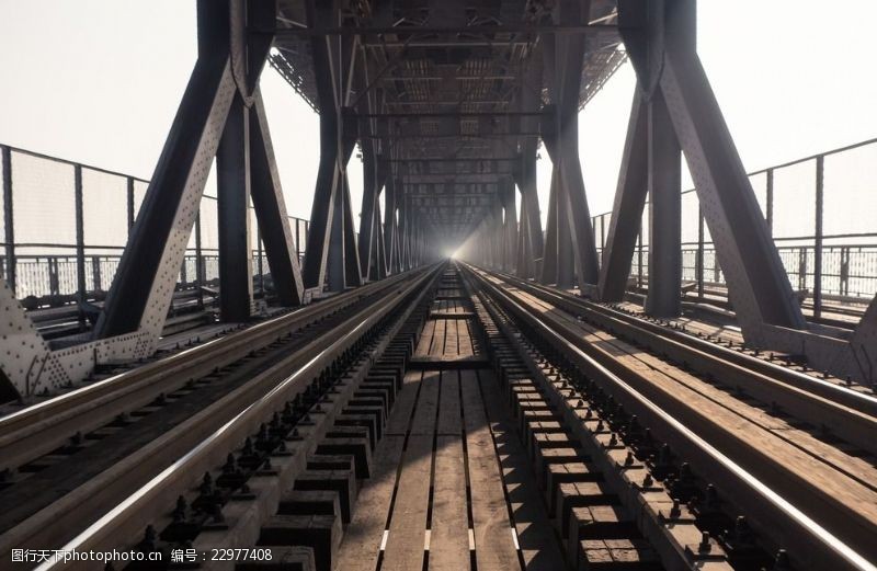 钢轨长江大桥钢梁铁路