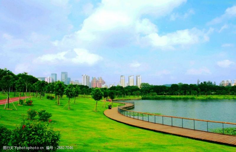 深圳绿道路城市生态园林绿洲