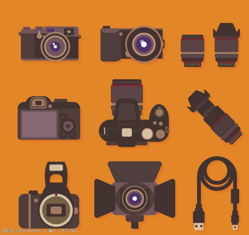 摄影相册照相机与配件