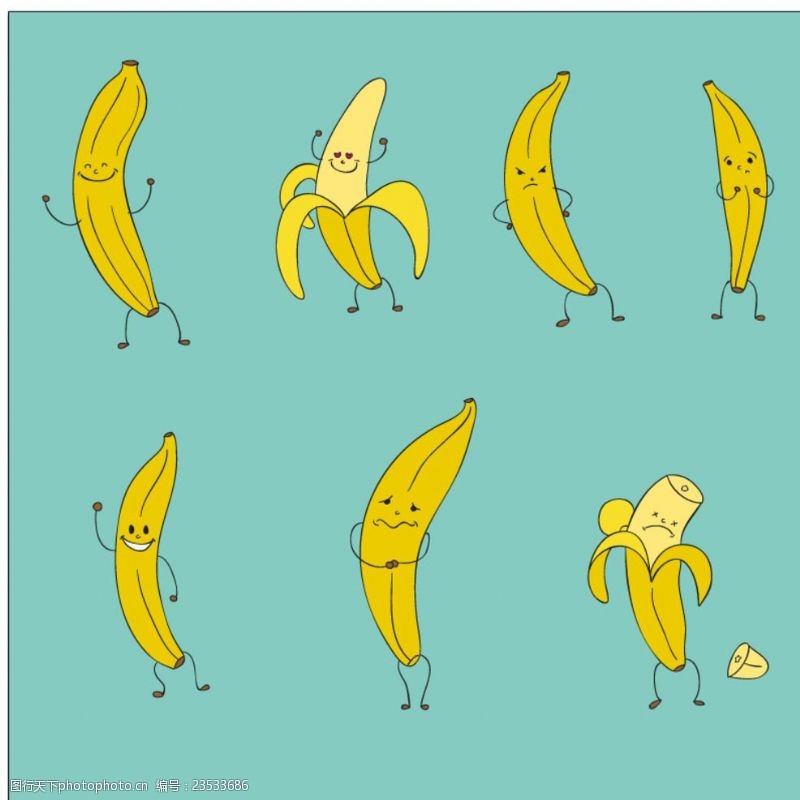 矢量水果素材矢量香蕉