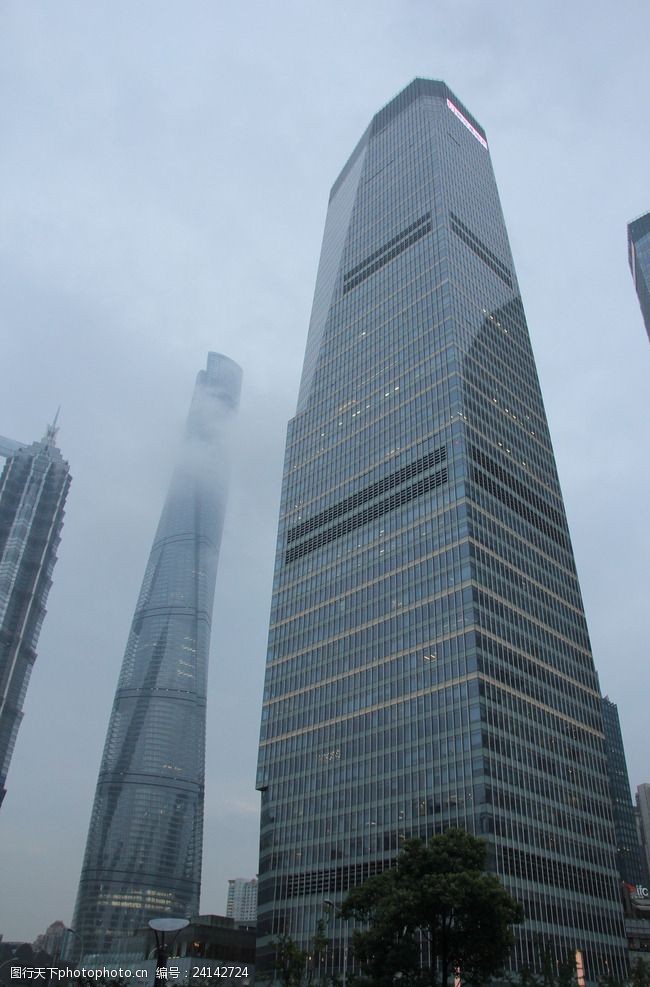 上海旅游建筑背景