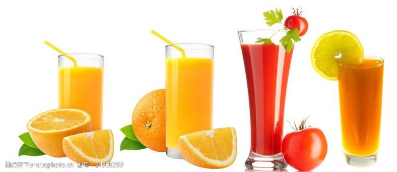 鲜橙汁高清饮料杯子素材