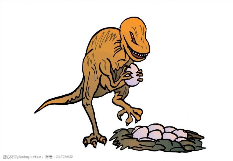 卡通恐龙恐龙蛋
