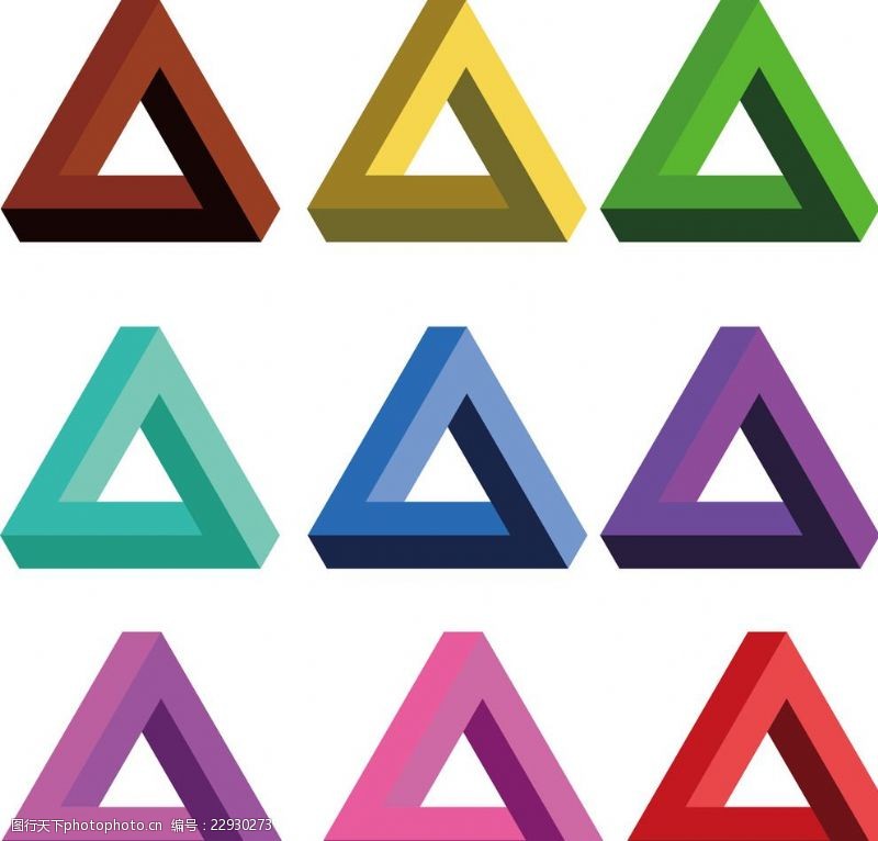 埃舍尔彭罗斯Penrose三角形