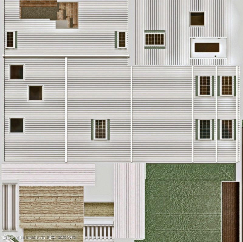 3d打印模型别墅3D模型