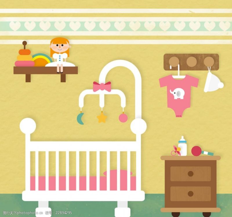 粉色房子粉色系女婴房间