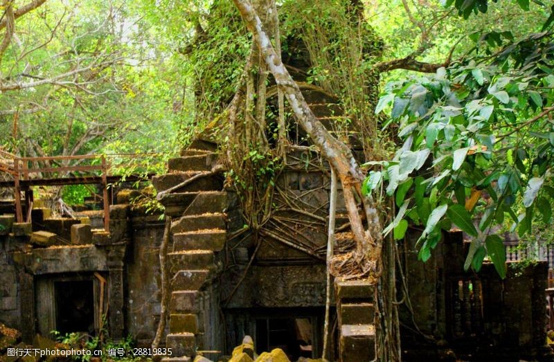 300dpi柬埔寨吴哥窟古迹