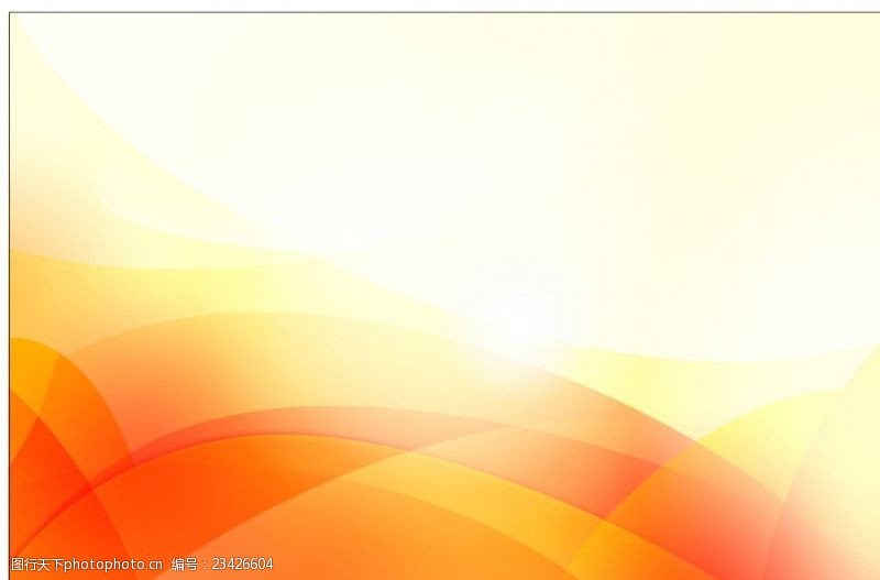 形态橙色波浪抽象的背景
