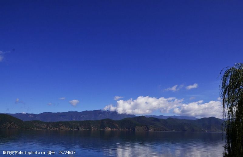 湖泊美景泸沽湖