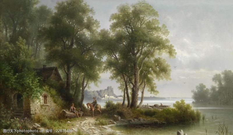 静物系列欧洲风景油画