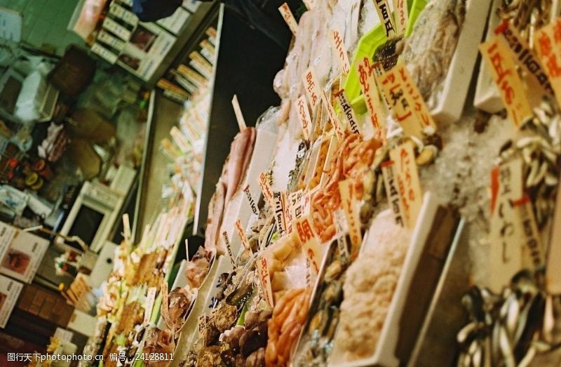 日本游美味的锦市场
