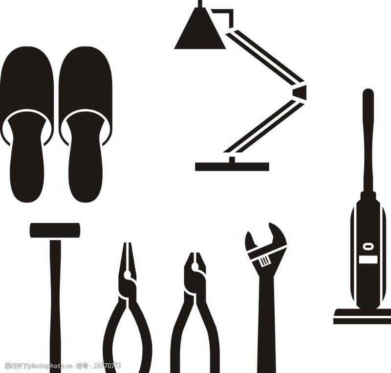 台灯拖鞋安装工具