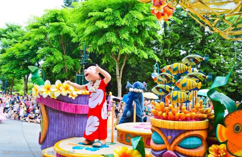 动物表演香港迪士尼马戏团