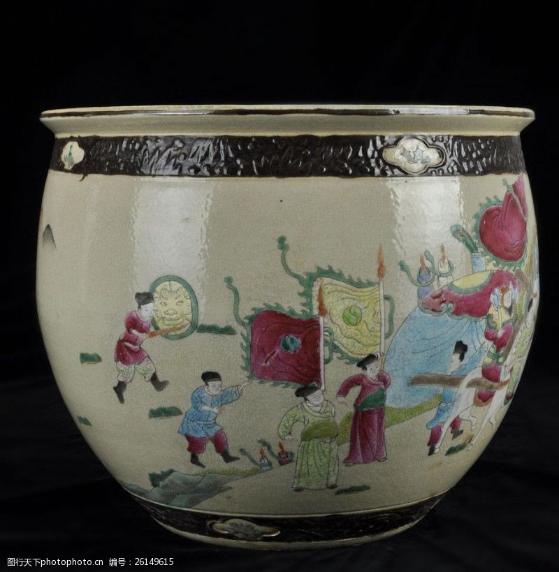 彩釉陶瓷缸图片