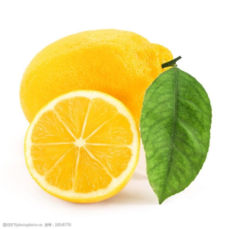 橙子切片素材新鲜水果图片