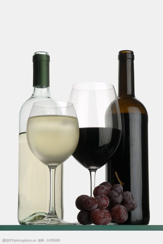 各类水果葡萄与各种葡萄美酒图片