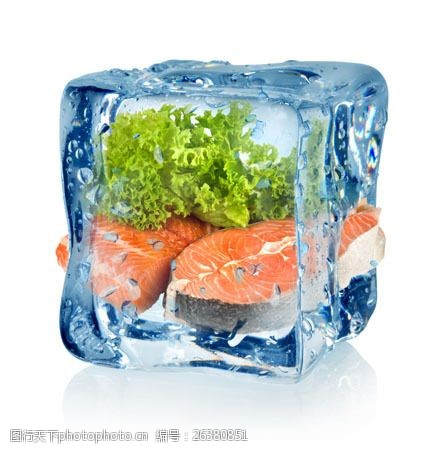 冷冻冷藏三文鱼冰冻冷藏图片