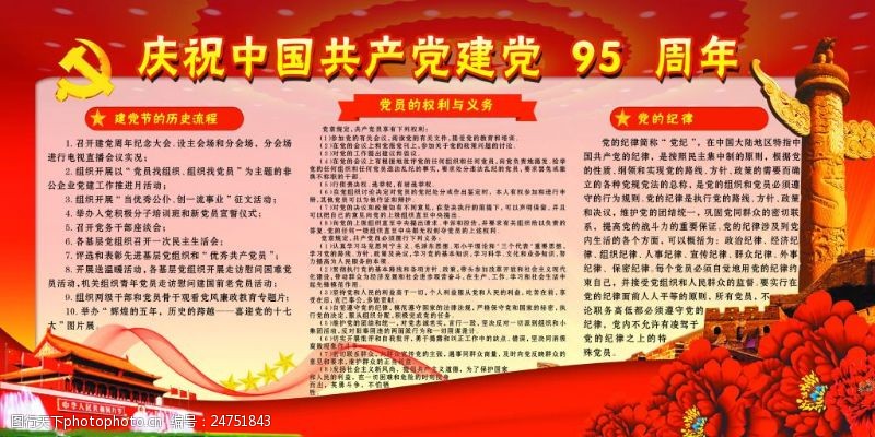 中国共产党建党95周年