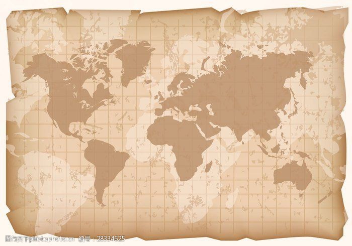 民族元素年份世界地图矢量