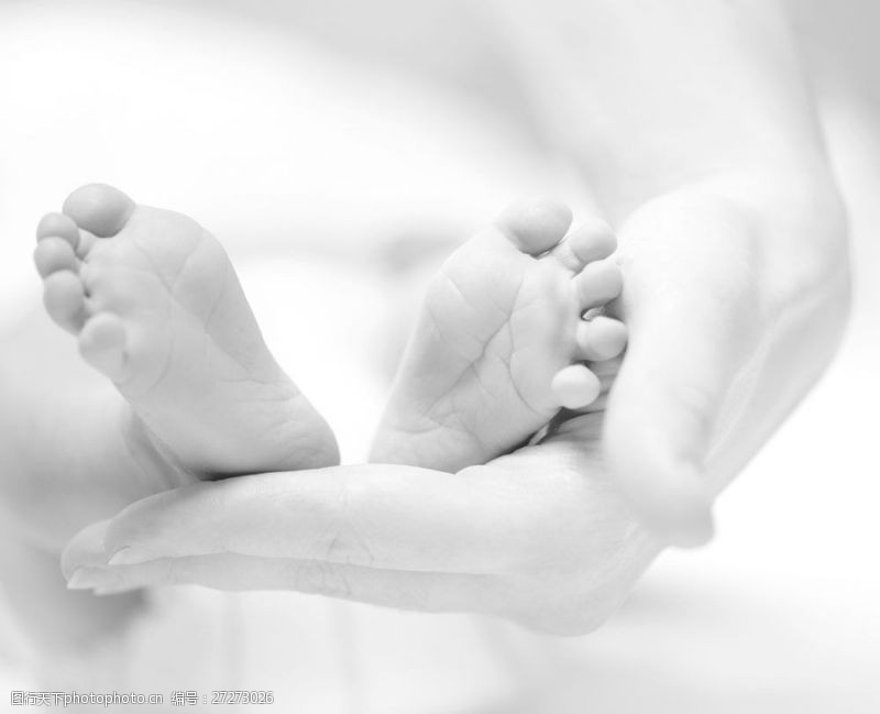 婴儿脚手里的小脚丫图片