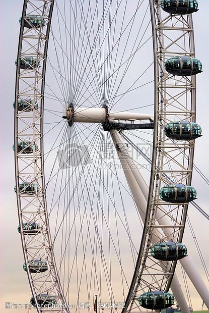 伦敦旅游景点可爱的摩天轮
