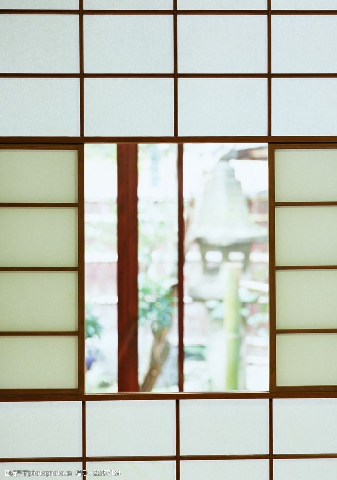 新生活门条日式窗户摄影